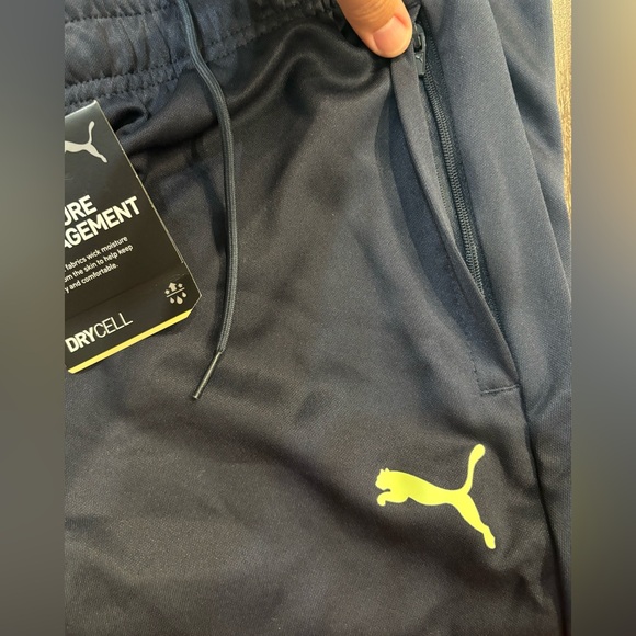 NWT Puma Liga Training Tapered Jogger Pants Womens Small Navy Performance - Picture 5 of 5